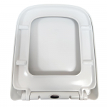 Kartell K-VIT Options 600 Premium Soft Close Toilet Seat White Gloss SEA601OP