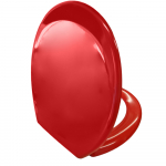 EuroShowers Rainbow Soft Close Toilet Seat & Cover Red 84480