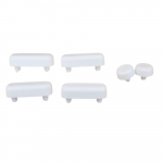 Celmac Woody Lux Toilet Seat & Cover Buffer Set White 20719569-BUFFERS