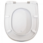 Roca Tura Soft Close Quick Release Toilet Seat & Cover White A801F02002