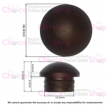 Pressalit Selandia 522 Toilet Seat Lid Buffer Brown (Single) - A4003031