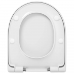 Lecico Layla Soft Close Quick Release Wrapover Toilet Seat & Cover White (CC Pan) STWHSCLAYRD