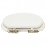 Heritage Bathrooms Soft Close Quick Release Toilet Seat & Cover Chantilly With Vintage Gold Hinges TSCHA100SC