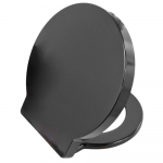 Ideal Standard Space Alternative Soft Close Quick Release Toilet Seat & Cover Black CH.SPACESOFTBLK
