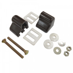 Celmac DPP1 Bottom Fixing Universal Bakelite Toilet Seat Hinge Set Sepia DPP1-SEP