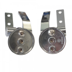 Bemis AL Tuck-Under CP Replacement Toilet Seat Hinge Set - HG1016997-Chrome