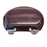 Burlington Wood Soft Close Toilet Seat & Cover High Gloss Mahogany S17