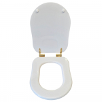 GSI Old Antea Replacement Soft Close Toilet Seat & Cover Polyester Resin White S312PS01