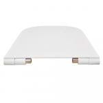 Choice Narrow Square S3 Soft Close Quick Release Toilet Seat & Cover White CH.506361