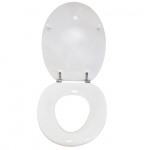 Pressalit Colani Standard Close Toilet Seat & Cover White With Stability Buffers R36000-B83999
