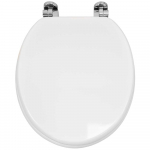 Burlington Carbamide Soft Close Toilet Seat and Cover White S18