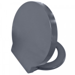 EuroShowers Round Soft Close Quick Release Toilet Seat & Cover Grey 87362
