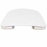 FixRite D-Line Middle Fit Soft Close Toilet Seat & Cover White FR125500
