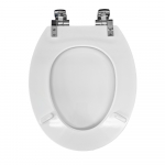 Bemis New York Soft Close White Toilet Seat & Cover White 4100CL000