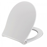 Porcelanosa Acro Compact Slimline Soft Close & Quick Release Toilet Seat & Cover White 100268639