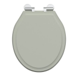 Tavistock Vitoria Soft Close Wooden Toilet Seat & Cover Pebble Grey DC4002-SF