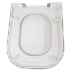 Choice Narrow Square S3 Soft Close Quick Release Toilet Seat & Cover White CH.506361