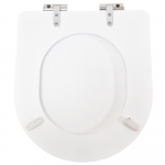 Tavistock Lansdown Soft Close Wooden Toilet Seat & Cover White DC4035-SF