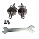 Duravit No.1 Soft Close Toilet Seat Hinge Set 0061981000
