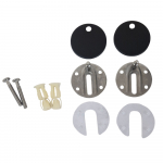 Imex Ceramics Ravine Soft Close Quick Release Wrapover Duraplus Toilet Seat & Cover Black S10160SCQRBL