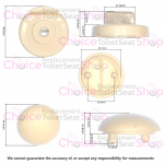 Duravit Durastyle Toilet Seat Buffer Set 1004070000