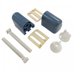 Celmac DPP1 Bottom Fixing Universal Bakelite Toilet Seat Hinge Set Burmuda Blue DPP1-BUR