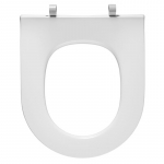 Pressalit Objecta D Pro Polygiene Standard Close Top/Bottom Fixing Toilet Seat Without Cover White 997011-DH4999