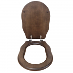 Hidra Ellade Standard Close Toilet Seat & Cover Walnut DZ