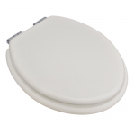 Heritage Bathrooms Soft Close Quick Release Toilet Seat & Cover Chantilly With Chrome Hinges TSCHA101SC