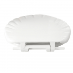 Celmac Neptune Shell Standard Close Toilet Seat & Cover With Plastic Hinge Bottom Fixing Pergamon SNE11PG