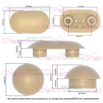 Villeroy & Boch Century Toilet Seat and Cover Buffer Set Grey 92208100