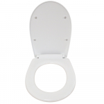 Azzurra Elios Plus Soft Close Quick Release Toilet Seat & Cover White CH.506399