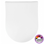 Pressalit Sway D2 Soft Close With Lift Off Top Fixing Toilet Seat & Cover Matt White 994230-DF4999
