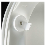 Pressalit Pinocchio Standard Close Bottom Fixing Toilet Seat & Cover White R37000-D92999
