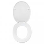 Pressalit Zaga Standard Close Bottom Fixing Toilet Seat & Cover White 314000-UN9999