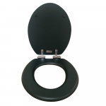 Heritage Bathrooms Soft Close Quick Release Toilet Seat & Cover Classic Green With Chrome Hinges TSCLG101SC