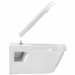 Pressalit Comfort D2 Soft Close With Lift-Off Top Fixing Toilet Seat & Cover Black 1050111-DK3999