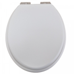 Heritage Bathrooms Soft Close Quick Release Toilet Seat & Cover Dove Grey With Brushed Nickel Hinges TSDGR103SC