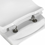 Pressalit Objecta D Pro Polygiene Standard Close Top/Bottom Fixing Toilet Seat & Cover Black 998111-DH4999