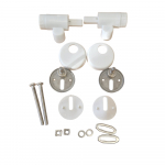 Nabis Daisy Top Fix Soft Close Quick Release Toilet Seat & Cover White A05657