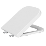 Tavistock Compass Square Soft Close Toilet Seat & Cover White TS1050S-SF