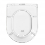 EuroShowers PP D TwentyOne Soft Close Toilet Seat & Cover White 87390