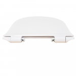 FixRite D-Line Thin Long Fit Soft Close Toilet Seat & Cover White FR128200