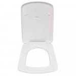 Twyford E100 Square Top Fix Hinge Soft Close Toilet Seat E17856WH