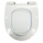Roca Meridian New Slim Soft Close Quick Release Toilet Seat & Cover White Z8012AE001