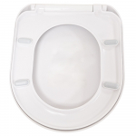 Rak Ceramics Compact Original Soft Close Toilet Seat & Cover White RAKSEAT010-ORG