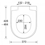 Pressalit T Soft D Soft Close Bottom Fixing Toilet Seat & Cover White 744000-D15999