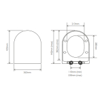Tavistock Micra Evo Soft Close Quick Release Toilet Seat & Cover White TS950S-SF