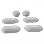 Villeroy & Boch Omnia Architectura Toilet Seat and Cover Buffer Set Grey 92208100
