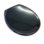 EuroShowers Rainbow Soft Close Toilet Seat & Cover Black 84490